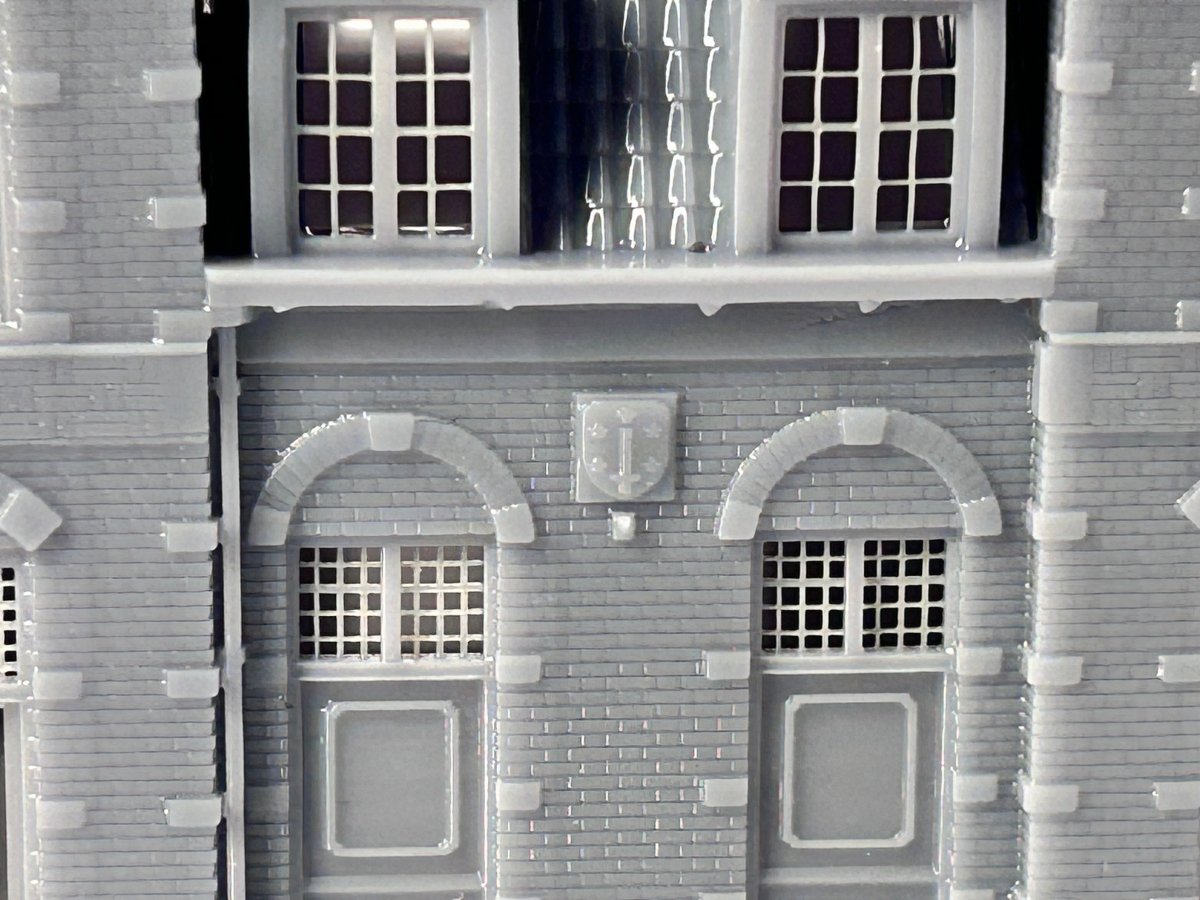 Modelbouw Huisje N schaal - Edam - Trapgevel - 1:160 - Modelspoor Architect