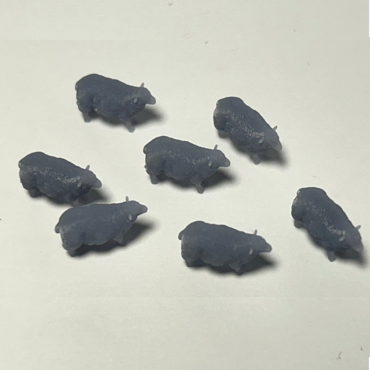 Schapen N schaal 1:160 set van 10 stuks - Modelspoor Architect