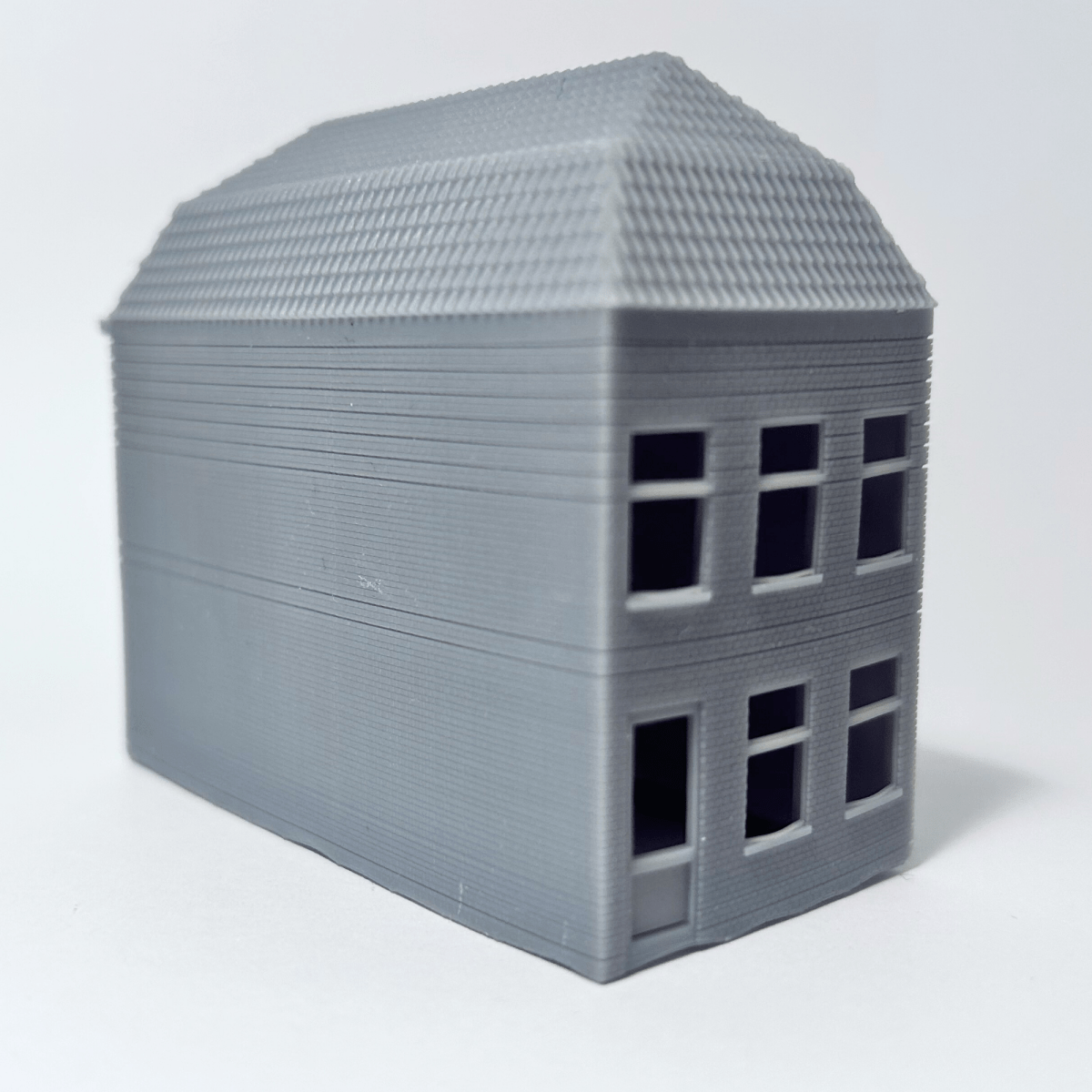 Woonhuis met Schildersbedrijf - 1900 - Hoorn - Schaal N - Modelspoor Architect
