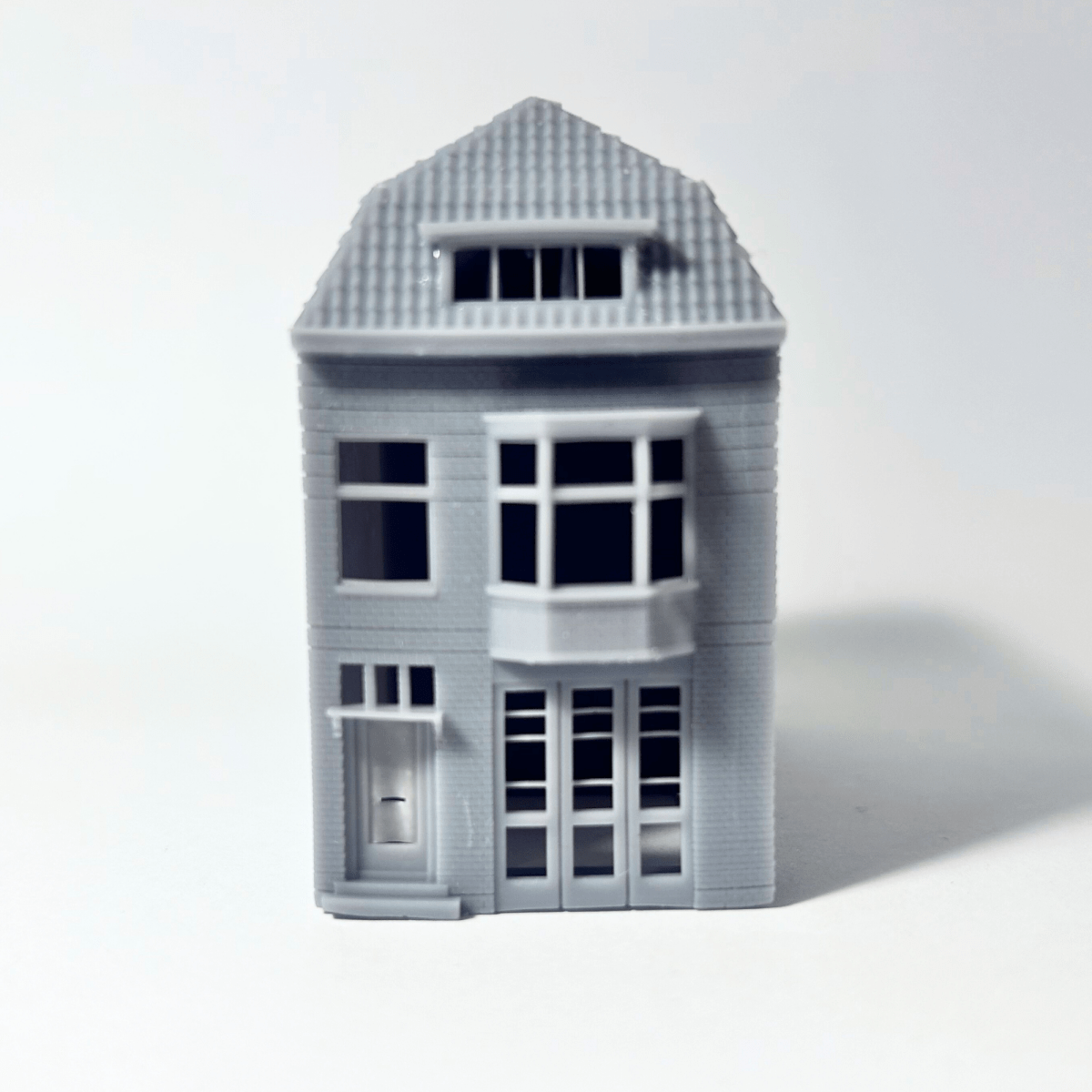 Woonhuis met Schildersbedrijf - 1900 - Hoorn - Schaal N - Modelspoor Architect