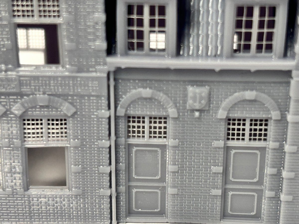 Modelbouw Huisje N schaal - Edam - Trapgevel - 1:160 - Modelspoor Architect