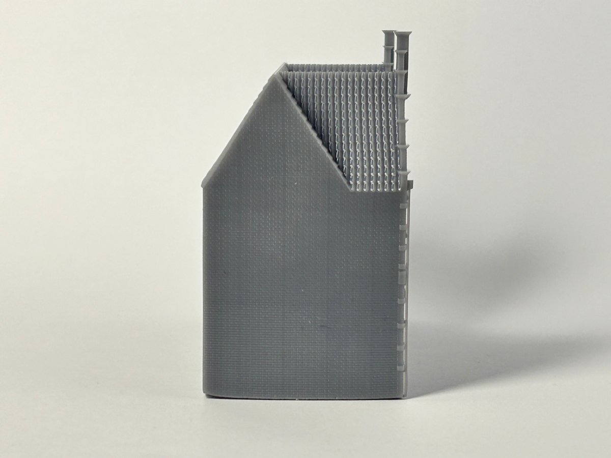 Modelbouw Huisje N schaal - Edam - Trapgevel - 1:160 - Modelspoor Architect