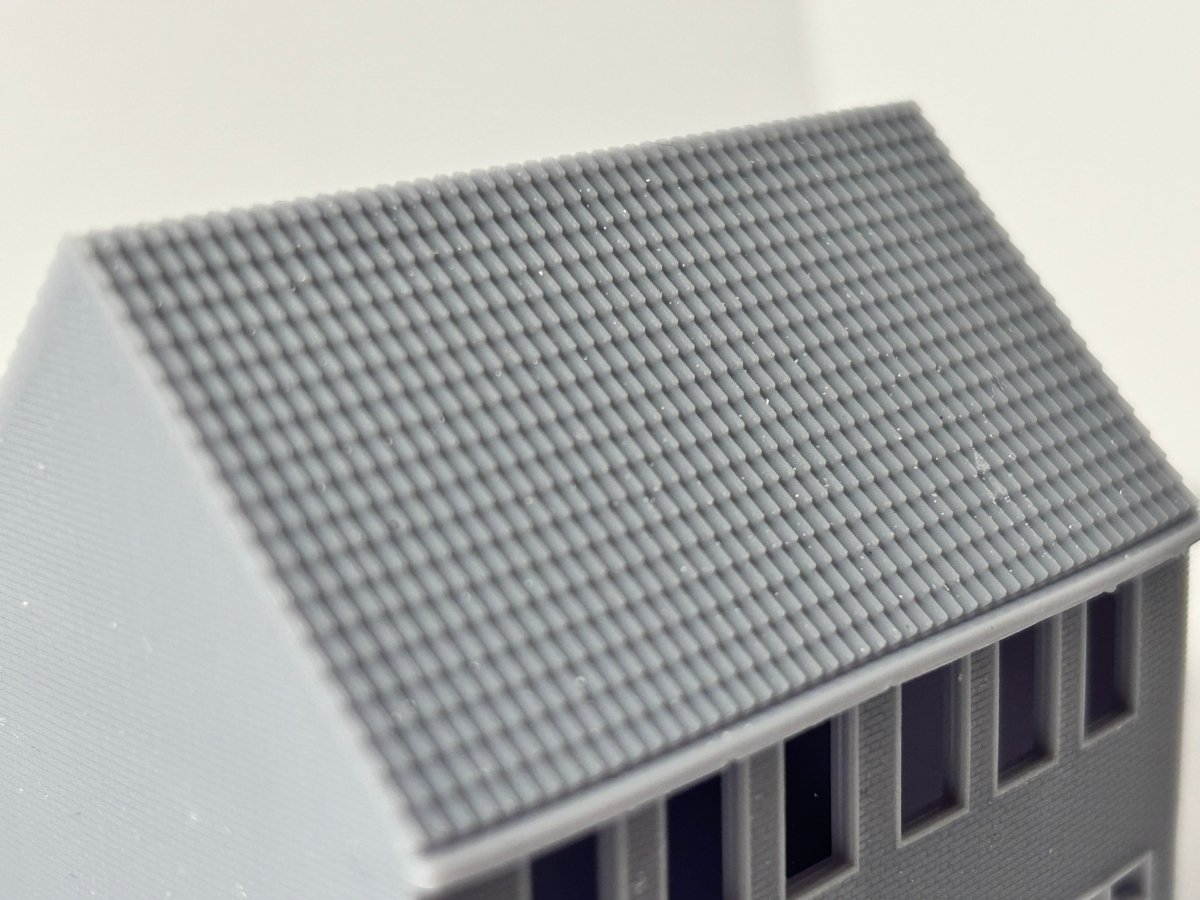 N spoor huisje - 2 onder 1 kap met carports - schakelbaar - 1:160 - Modern - 1 module - Modelspoor Architect