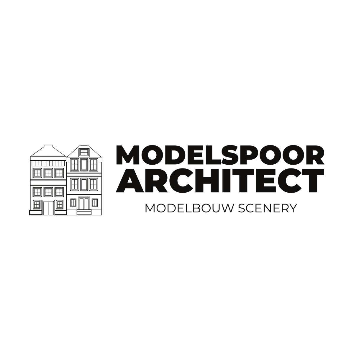 Woonhuis met trapgevel - anno 1925 - N - spoor 1:160 - modelbouw huisje - Grachtenpand - Modelspoor Architect